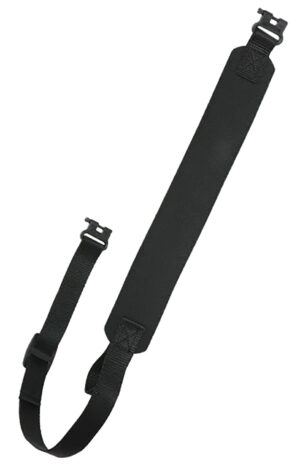 Outdoor Connection Razor Sling black nylon with padded elastic shoulder and BRUTE E-Z detachable swivels