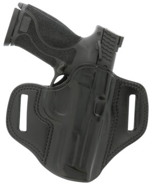 Galco Combat Master CM212B black leather right-hand belt holster for 1911 5-inch