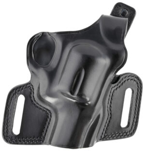 Galco Silhouette black leather OWB belt slide holster for S&W N-Frame 2-4" right hand