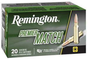 Remington Premier Match 6.5 Creedmoor 140 gr ammunition box 20 rounds