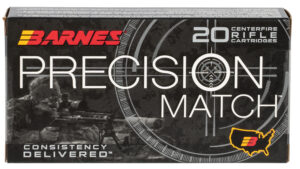 Barnes Precision Match .260 Rem 140 gr Open Tip Match Boat Tail ammunition box