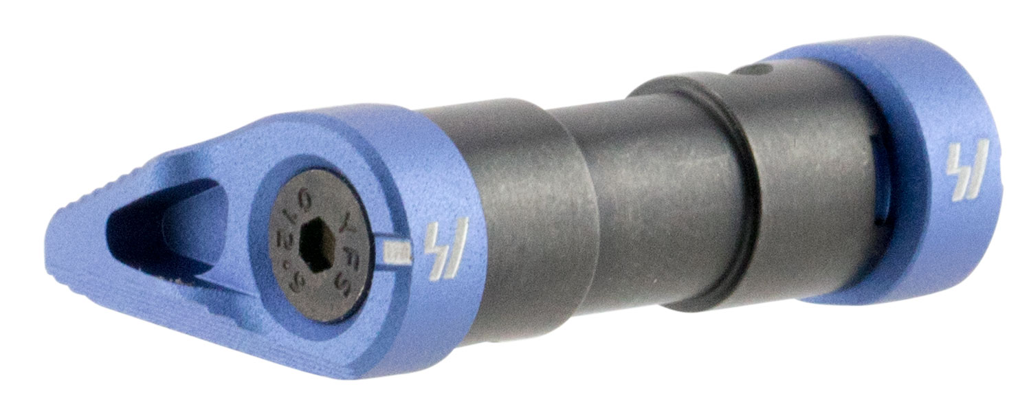 Strike Industries SI Flip Switch Blue ambidextrous safety selector, anodized aluminum finish