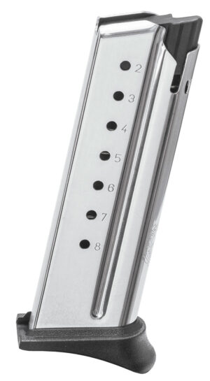 Springfield Armory XD-E 8rd 9mm stainless magazine with pinky extension floor plate