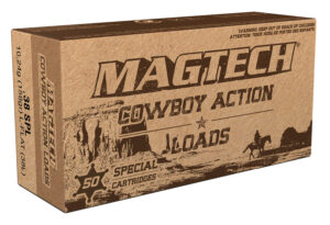 MagTech Cowboy .38 Special 158gr LFN 50rd box brass-cased ammunition
