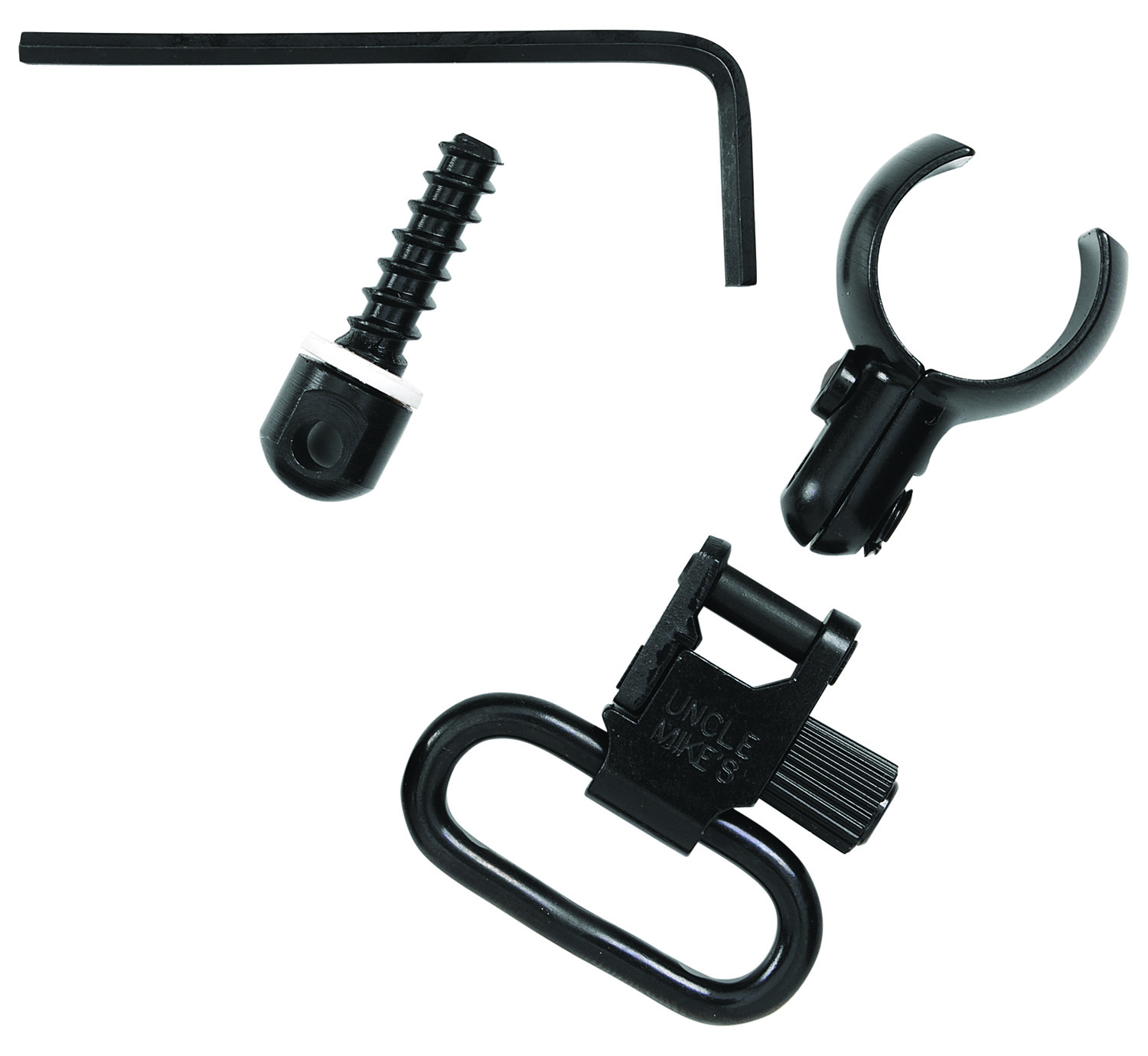 Uncle Mike's QD 1-inch blued sling swivels for magnum band magazine tubes and select barrels