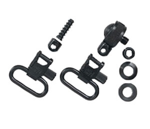 Uncle Mike's 15612 QD sling swivel set 1-inch loop blued steel