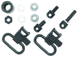 Uncle Mike's 12312 Super Swivel QD 1-inch loop blued steel sling swivels
