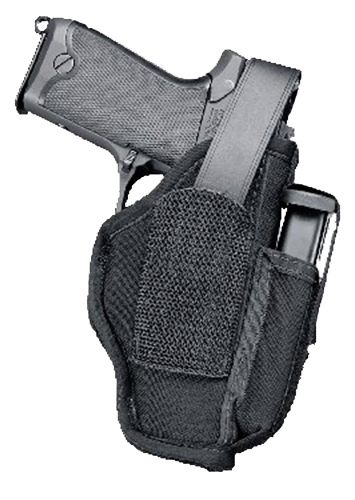 Uncle Mike's Sidekick 70010 ambidextrous black Kodra hip holster with reversible belt clip