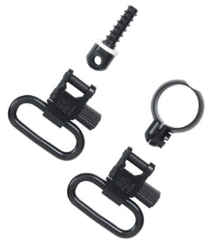 Uncle Mike's QD full-band sling swivels 1 in loop blued steel for .22 tube rifles
