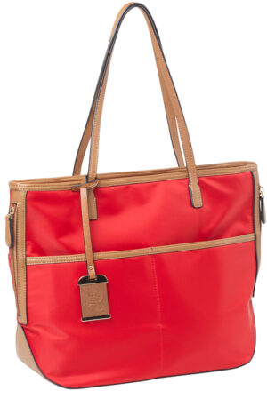 Bulldog BDP056 red nylon tote purse with integrated holster, right-hand, fits most small pistols and revolvers