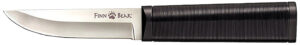 Cold Steel Finn Bear 4 inch fixed knife, 4116 stainless blade, black polypropylene handle, pouch-style sheath