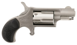 North American Arms Mini-Revolver .22 LR stainless 1.13" barrel with black rubber grip and included holster