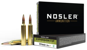 Nosler 26 Nosler 120gr E-Tip rifle ammunition box 20 rounds