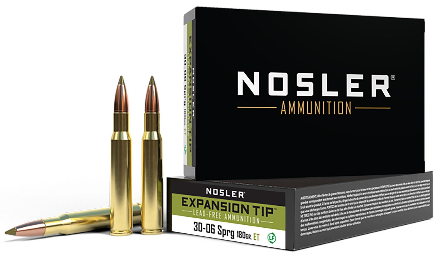 Nosler E-Tip .30-06 Springfield 180 gr box, 20 rounds