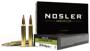Nosler E-Tip .300 Win Mag 180 gr box of 20 lead-free cartridges