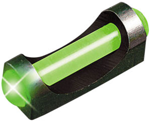 Truglo TG948EG green fiber optic fat bead front sight on black CNC-machined base