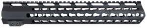 Aim Sports MTK13H308 AR Handguard  13.50" High KeyMod Style Made of 6061-T6 Aluminum with Black Anodized Finish for 308 Cal AR-10