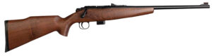 Davey Crickett 722 Compact Sporter .22 LR 16.25 in blued barrel walnut stock