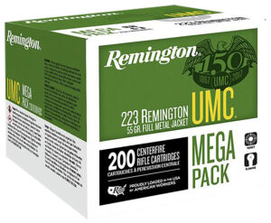 Remington UMC .223 Rem 55 gr FMJ 200rd box product image