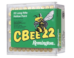 Remington C-Bee .22 LR 100-count box lead hollow point rimfire ammunition