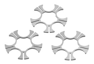 Ruger SP101 9mm Luger 5-round full moon clips stainless steel 3-pack