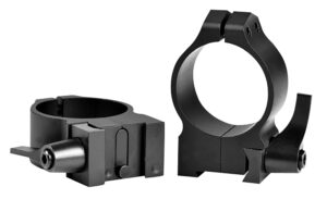 Warne 14TLM Tikka Maxima 30mm medium quick detach 0 MOA scope rings matte black