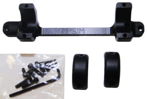 DNZ Game Reaper-Mossberg 1-inch medium scope mount and rings in matte black