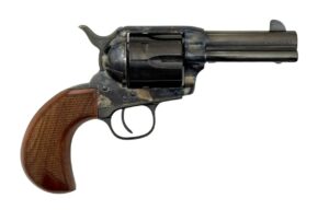 Taylors & Company Cattleman BH 3.5-inch blued revolver with walnut checkered grips