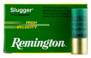 Remington Slugger High-Velocity 12 Gauge 3 inch 7/8 oz rifled slug box