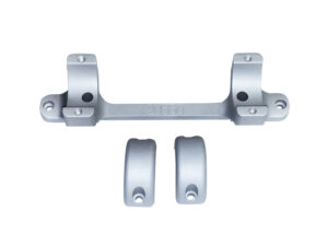 DNZ Game Reaper-Tikka silver one-piece scope mount with 1-inch rings