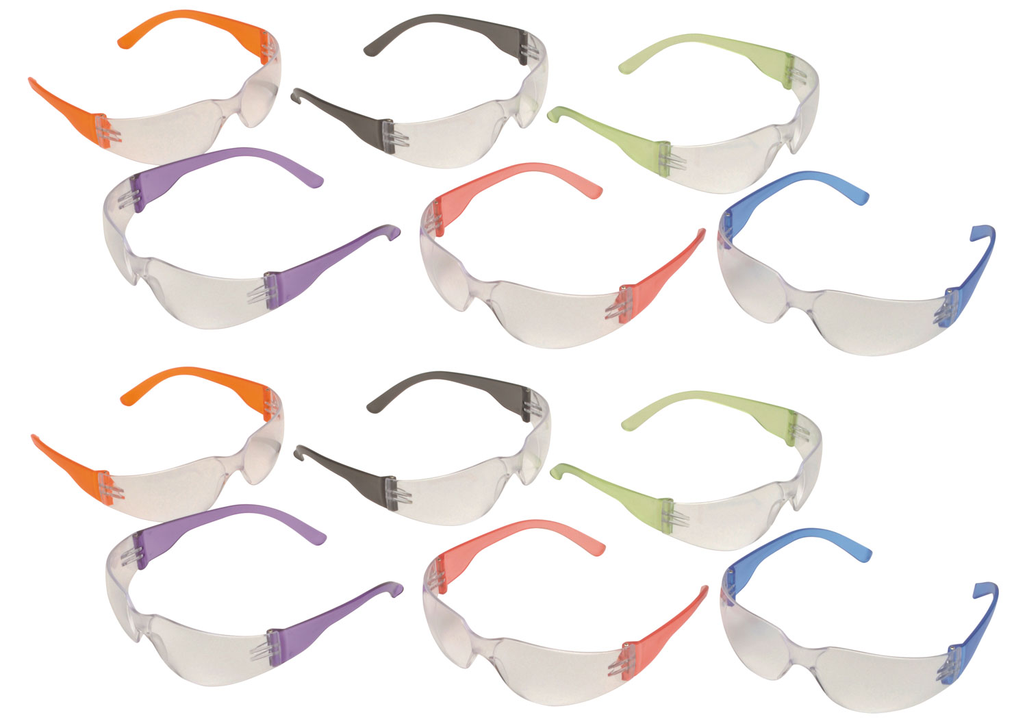 Pyramex S4110SMP Intruder Clear Anti-Scratch Glasses 12 Pair