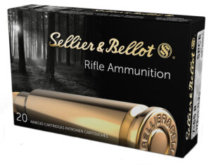 Sellier & Bellot 7x65mmR 173 gr SPCE ammunition box and cartridges