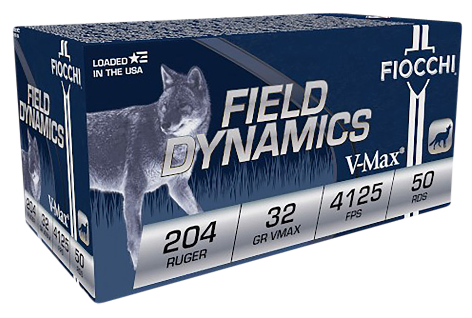 Fiocchi 204HVA .204 Ruger 32gr V-Max box of 50 rounds