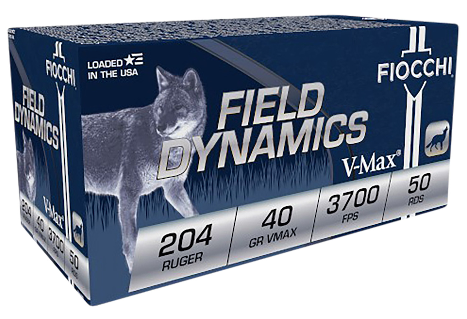 Fiocchi .204 Ruger 40gr V-MAX Brass – 50rd
