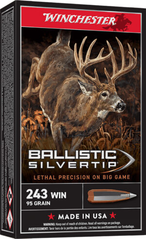 Winchester Ballistic Silvertip .243 Win 95 gr 20-round box