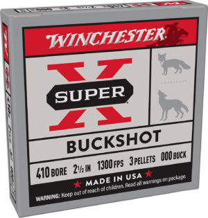 Winchester Super-X .410 Bore 2.5in 000 Buckshot 5rd box product image