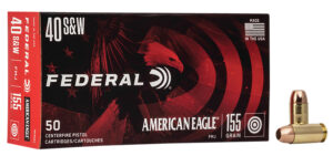 Federal American Eagle 40 S&W 155 gr FMJ 50rd box image