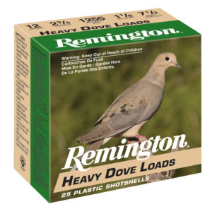 Remington Heavy Dove Loads 12ga 2-3/4in shotshell box 25 rounds