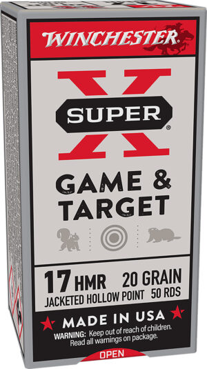Winchester Super-X 17 HMR 20 gr XTP JHP 50rd box