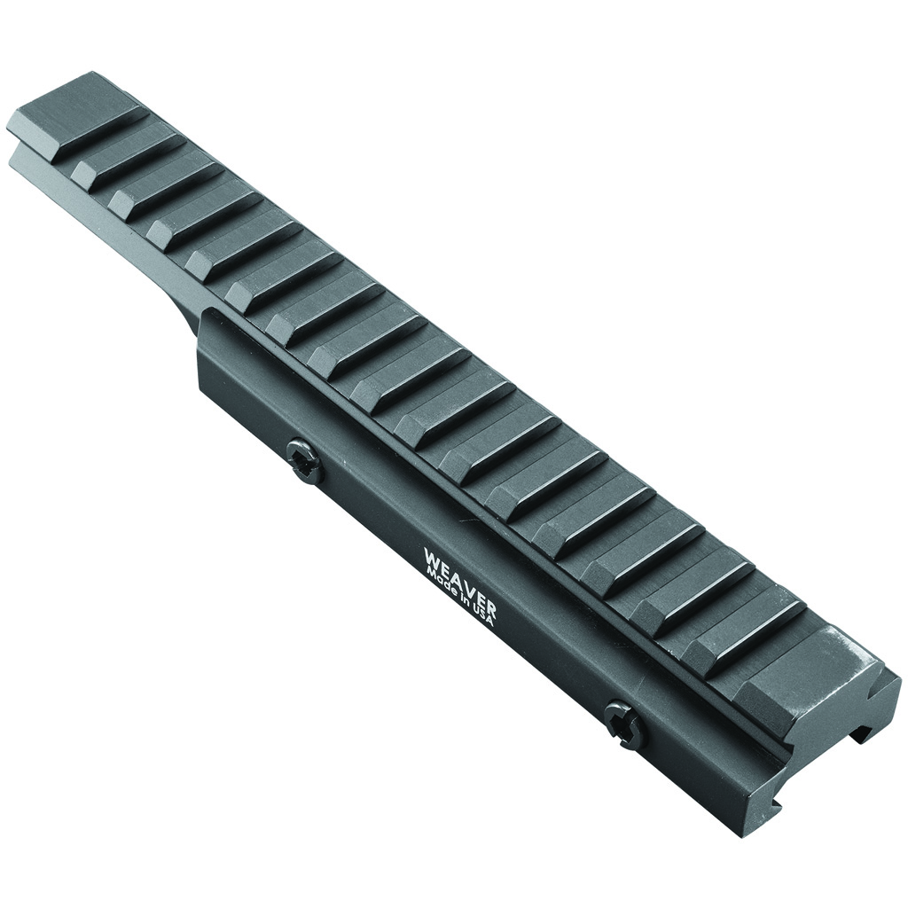 Weaver AR flat top 20 MOA riser rail, matte finish, 6061-T6 aluminum