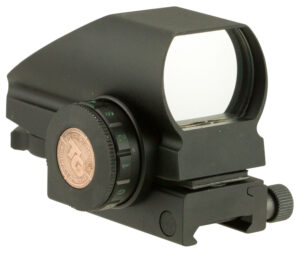 Truglo Tru-Brite dual-color multi-reticle open red dot sight in black