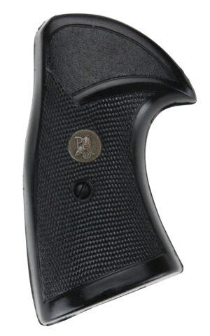 Pachmayr Presentation checkered black rubber grip for S&W K/L-frame square butt