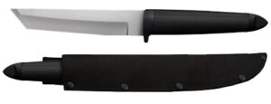 Cold Steel Tanto Lite 6-inch fixed tanto knife with black polymer handle and sheath