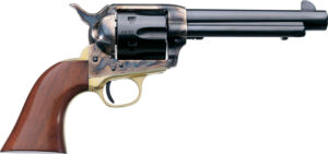 Taylors and Company Ranch Hand .357 Magnum 5.50 inch blued barrel revolver with case hardened frame and walnut grip