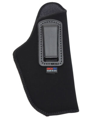 GrovTec IWB Holster Size 15 Black Right Hand Lammy Suede belt clip