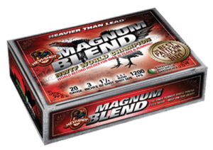 HEVI-SHOT Magnum Blend 20ga 3in 1-1/4oz #5 #6 #7 shotgun shells box