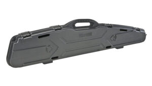 Plano Contoured 52-inch PillarLock rifle case, black polymer with foam padding