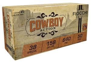 Fiocchi Cowboy Action .38 Special 158 gr LFP 50 rd box