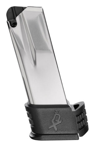 Springfield XD-M Compact 16rd .40 S&W stainless magazine with black backstrap #3 sleeve