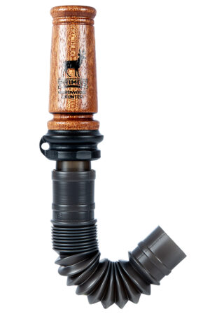 Primos Hardwood Grunter deer call with hardwood barrel and expandable hose